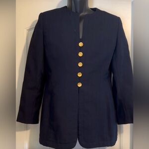 “Casual Corner” Classic Navy Blue Jacket